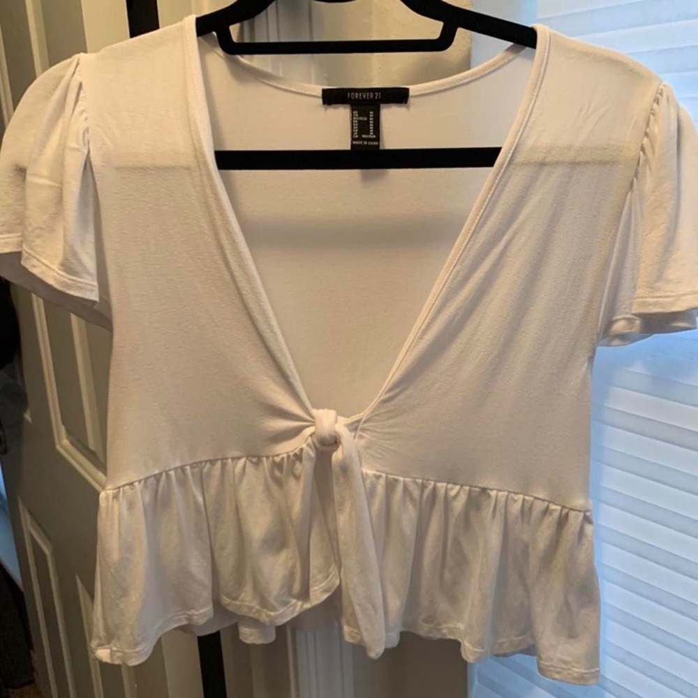 White going out top